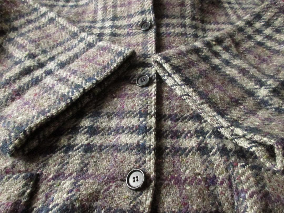 ★Studio Donegal【アイルランド製】フーデッドフリンジウールコート