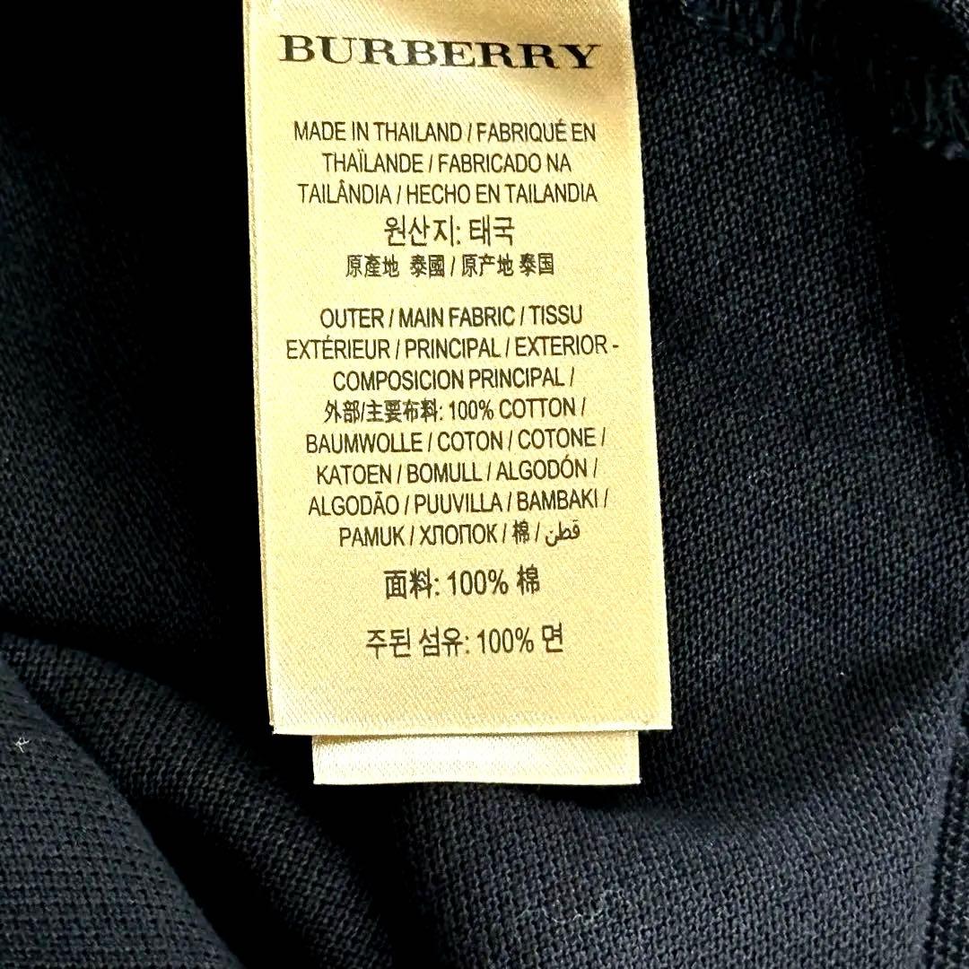 バーバリー　Burberry LONDON バーバリーロンドン　黒色　ポロ
