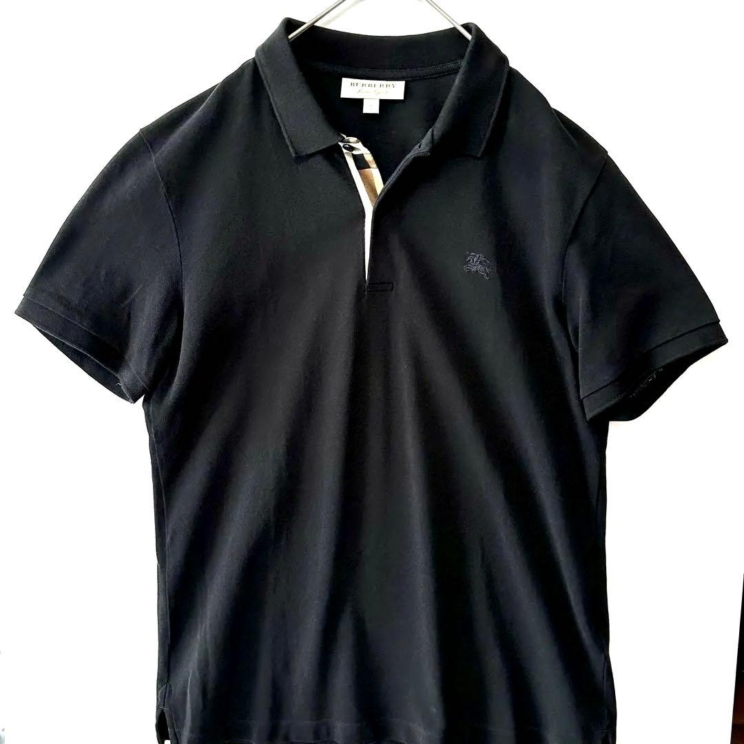 バーバリー　Burberry LONDON バーバリーロンドン　黒色　ポロ