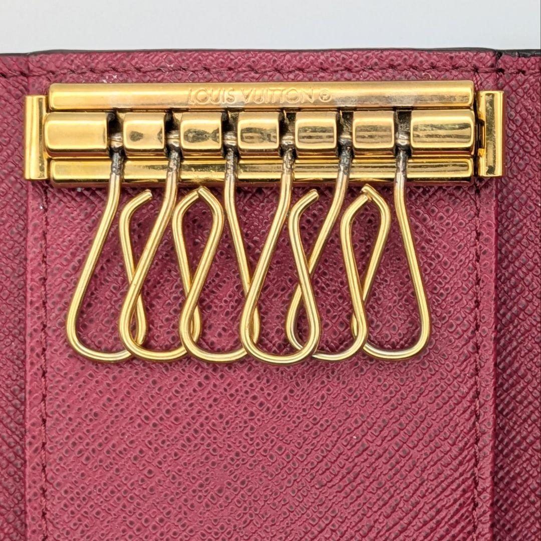 ルイヴィトン モノグラム キーケース ミュルティクレ6 フューシャ