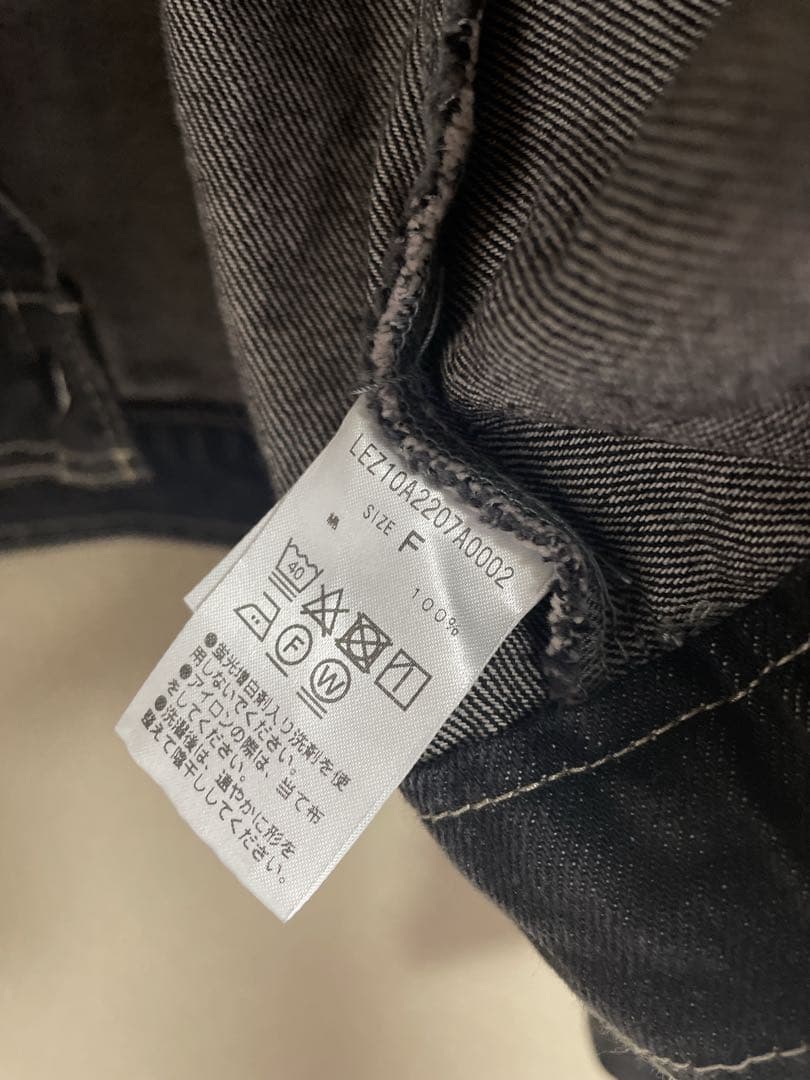 CAPRICIEUX LE'MAGE ショートデニムジャケット　未使用に近い