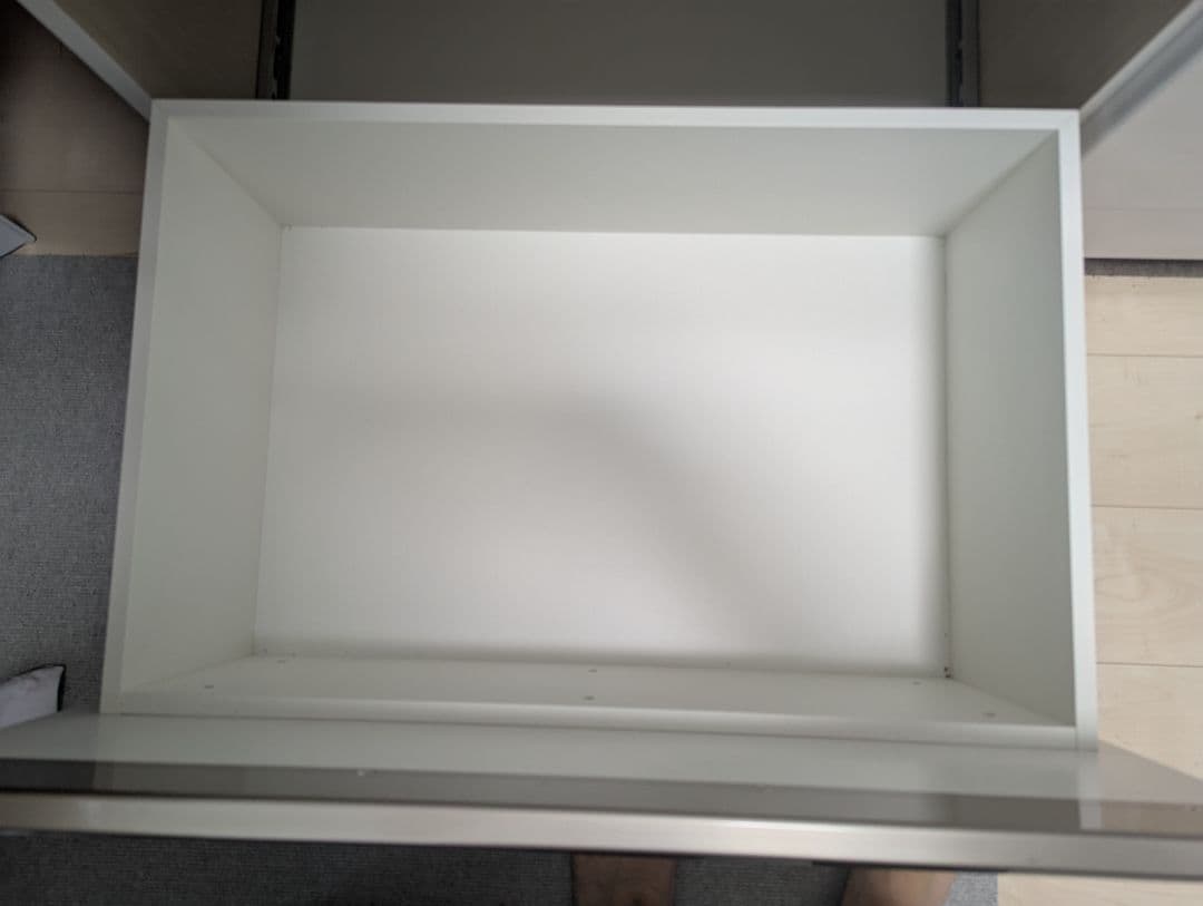 ニトリ キッチンボード　食器棚 アルミナ2 100KB WH