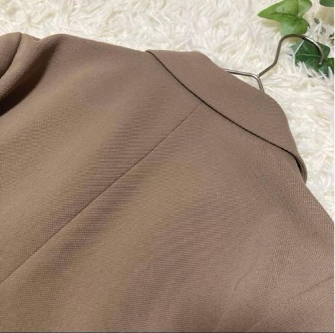 allureville レノクロスダブルブレストジャケット　伸縮性　ベージュ