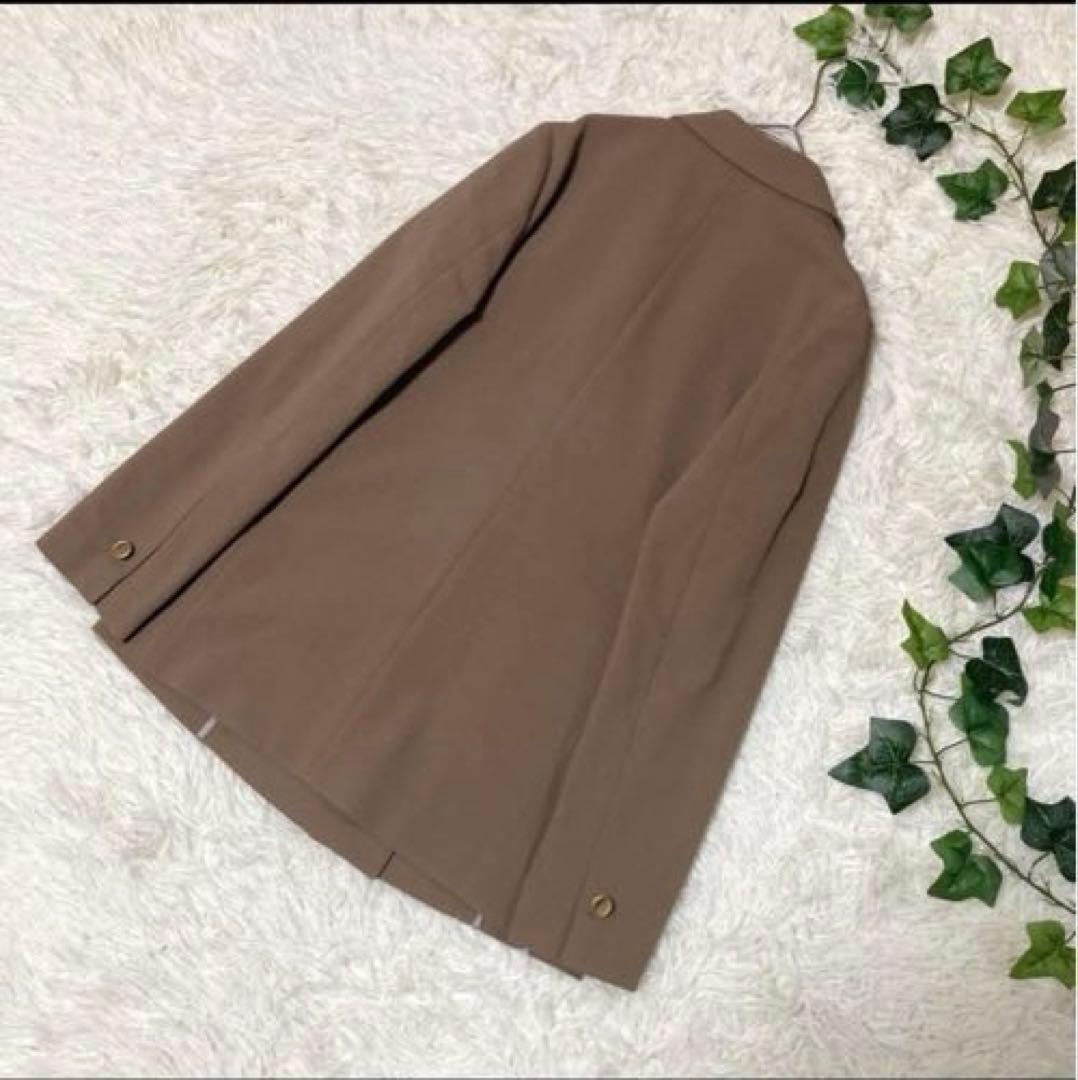 allureville レノクロスダブルブレストジャケット　伸縮性　ベージュ