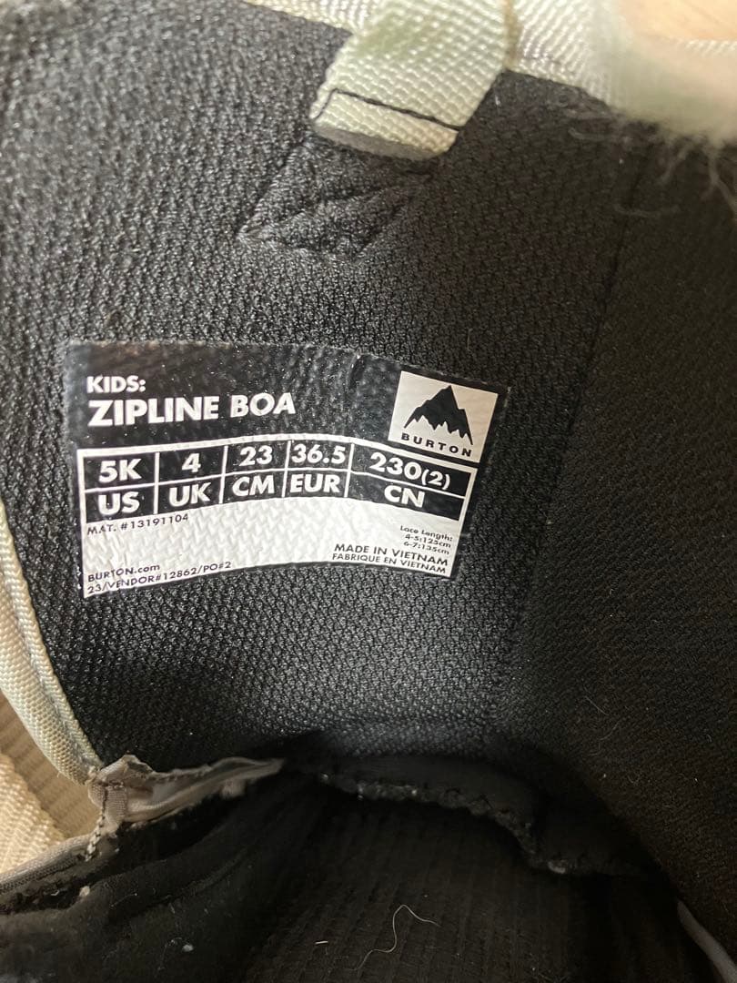 BURTON スノーボードブーツ　ZIP LINE BoA 23cm