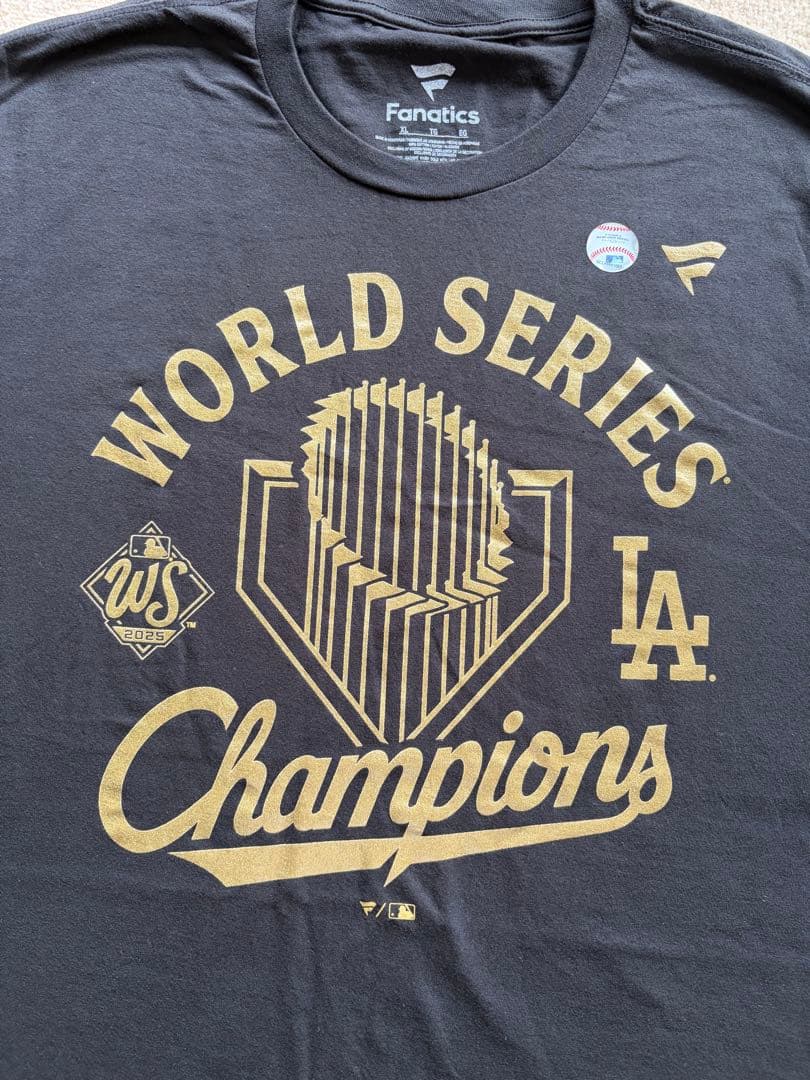 2025ドジャースワールドシリーズ優勝記念Tシャツ即日発送可能