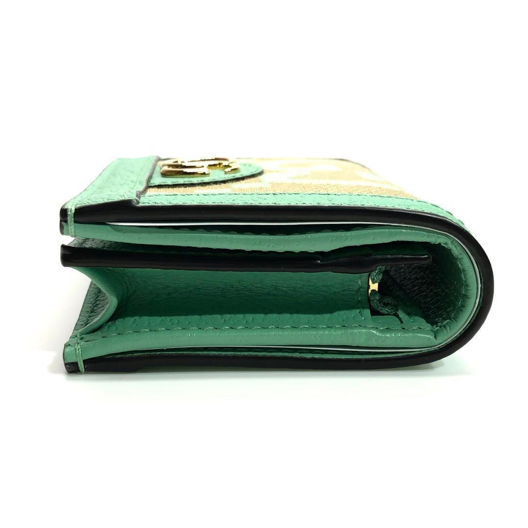 未使用✨希少 箱付 グッチ オフィディア ジャンボG コンパクトウォレット