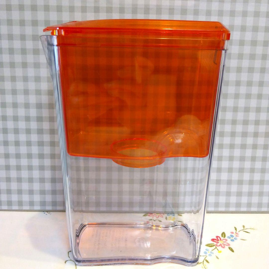 新品未使用 ガイアの水カートリッジ2個付き オレンジポット