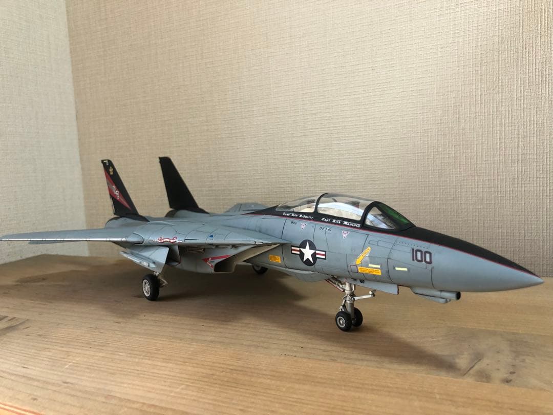 moon。米海軍　F-14A プラモデル