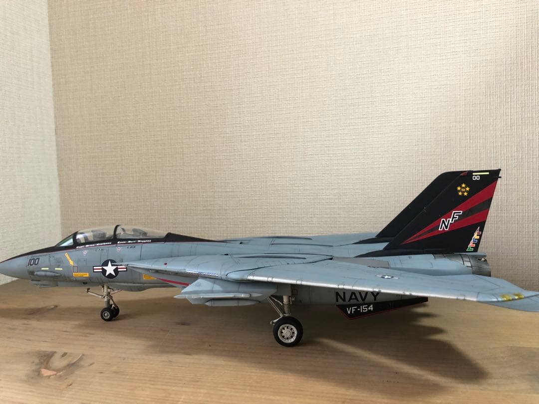 moon。米海軍　F-14A プラモデル
