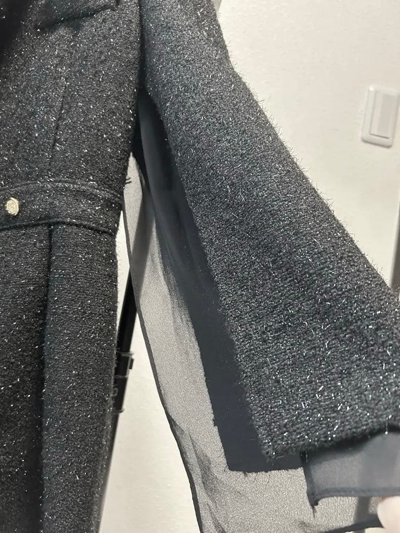 【Randy】スリーブスリットウールコンビネゾン