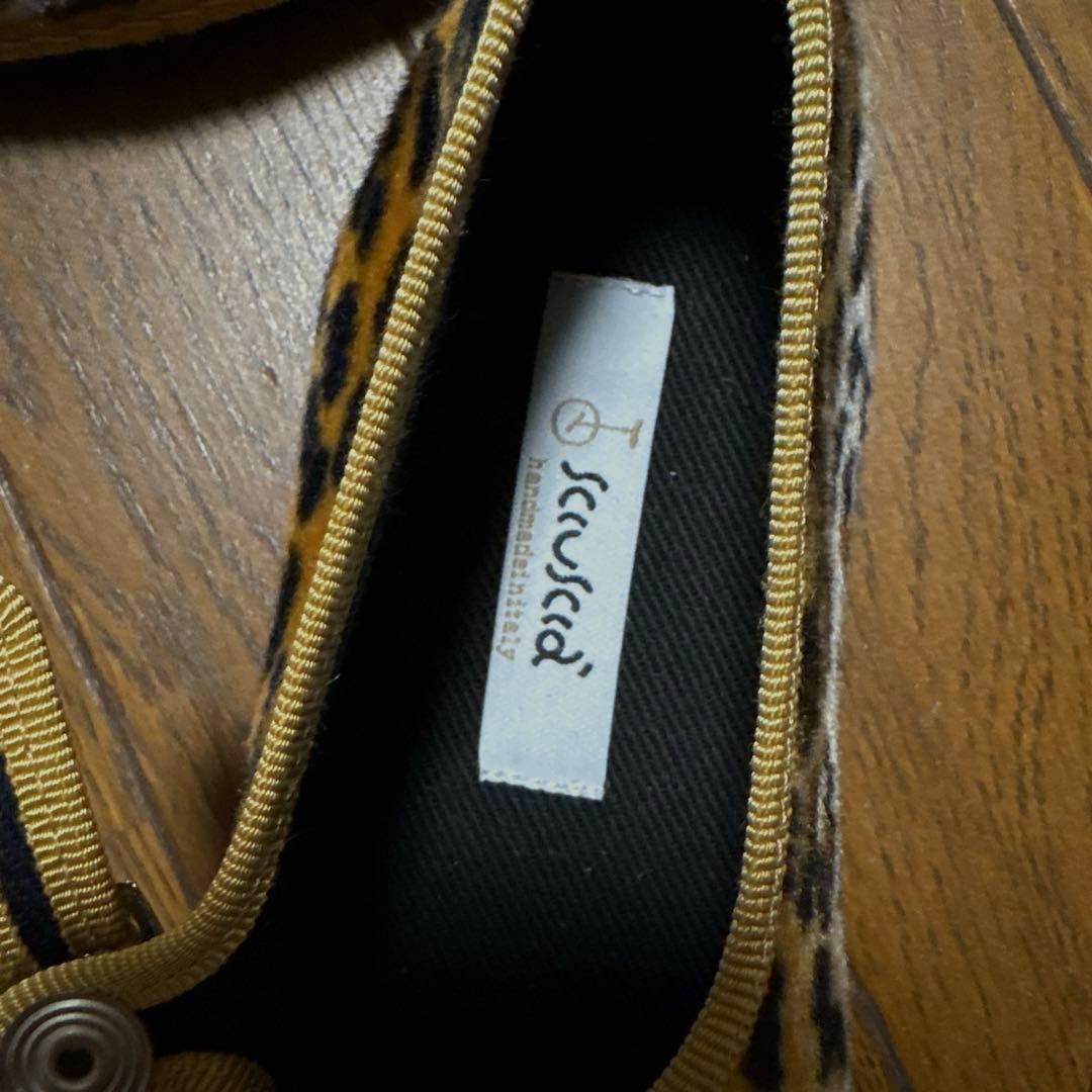 新品未使用　シューシャ　メリージェーン　レオパード柄　39