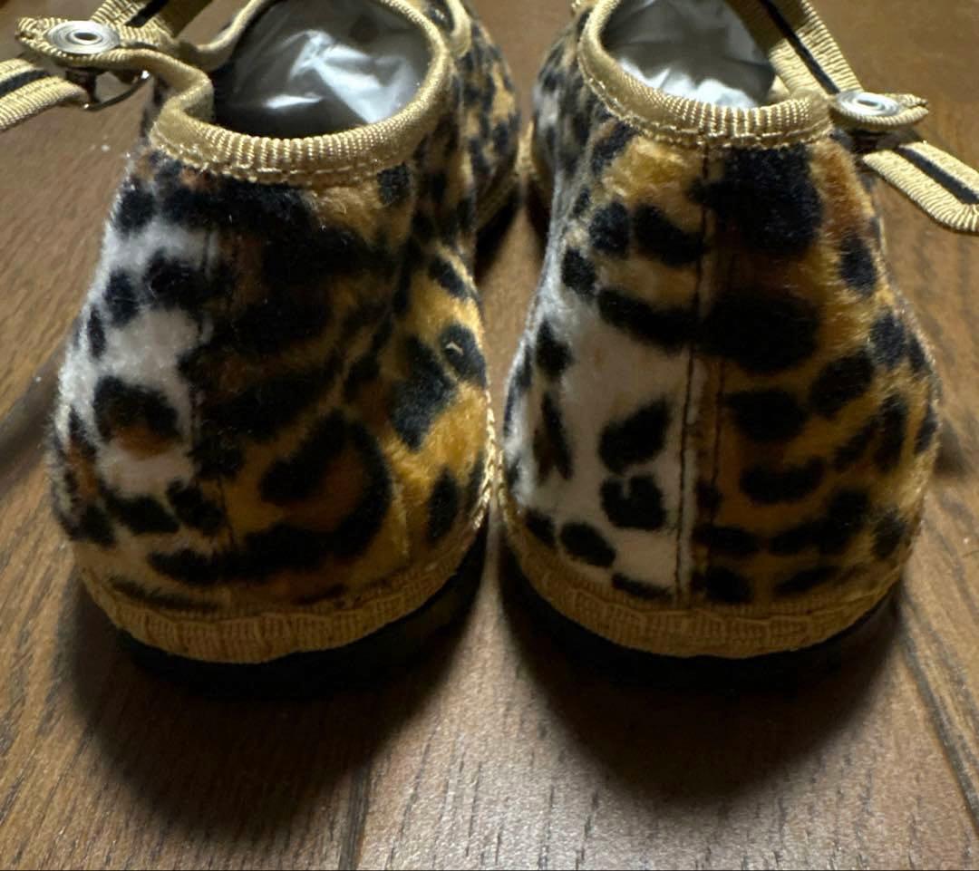 新品未使用　シューシャ　メリージェーン　レオパード柄　39
