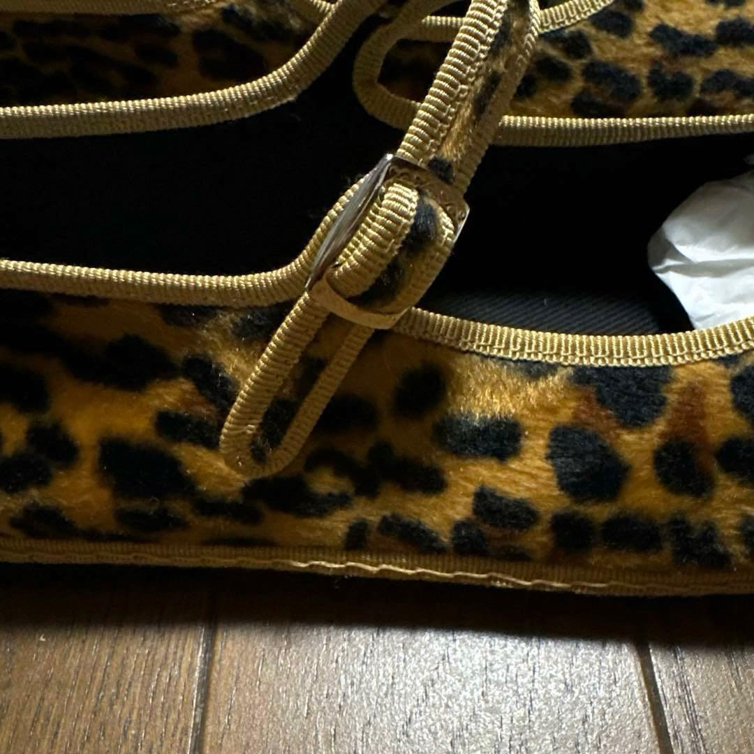 新品未使用　シューシャ　メリージェーン　レオパード柄　39