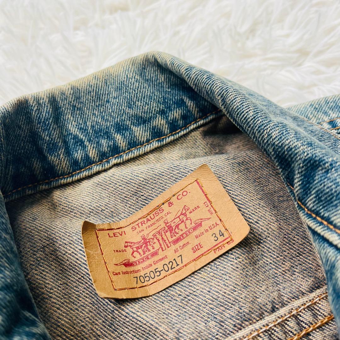 Levi's 70505-0217 95年 USA製 34サイズ 釦裏715
