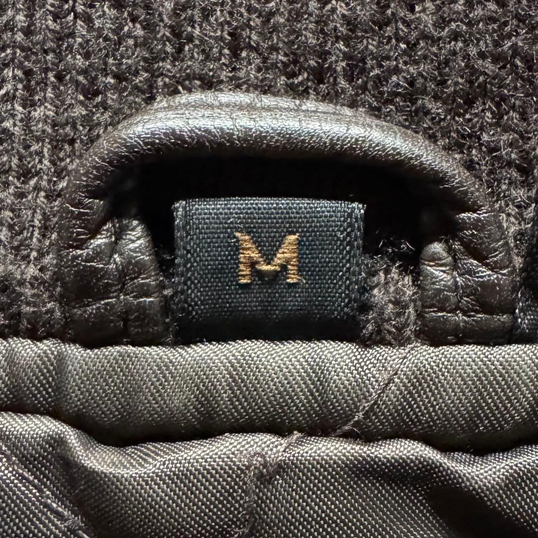 【90s vintage】フライトジャケット　ma-1 レザー　短丈　ボンバー