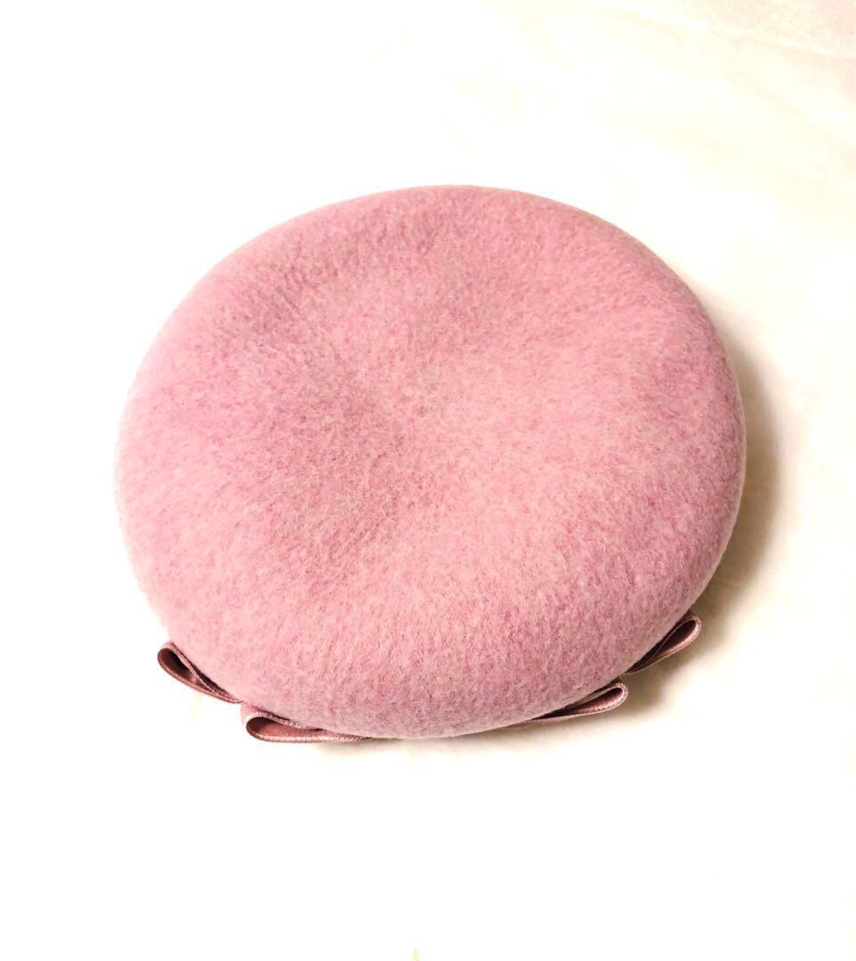 PINKHOUSE×misako aoki ベレー帽　青木美沙子　ピンク