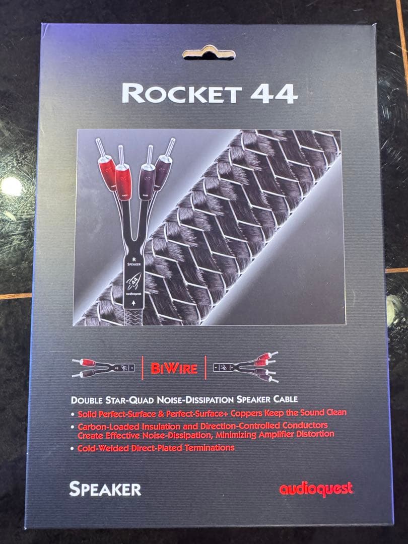 AudioQuest Rocket 44 スピーカーケーブル 1.5m