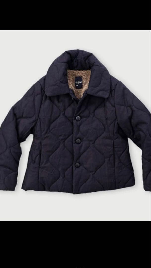 45R フォーティファイブアール ボア キルティング コート ブルゾン