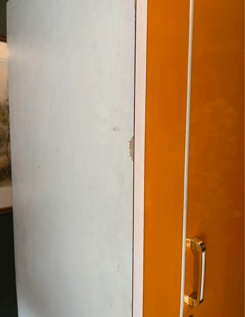 オレンジ クローゼット 昭和レトロ レトロポップ インテリア 当時物