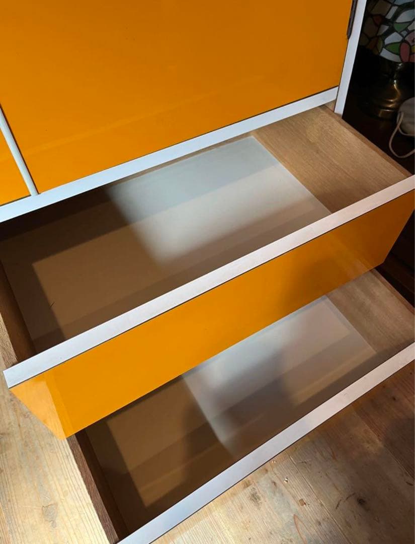 オレンジ クローゼット 昭和レトロ レトロポップ インテリア 当時物