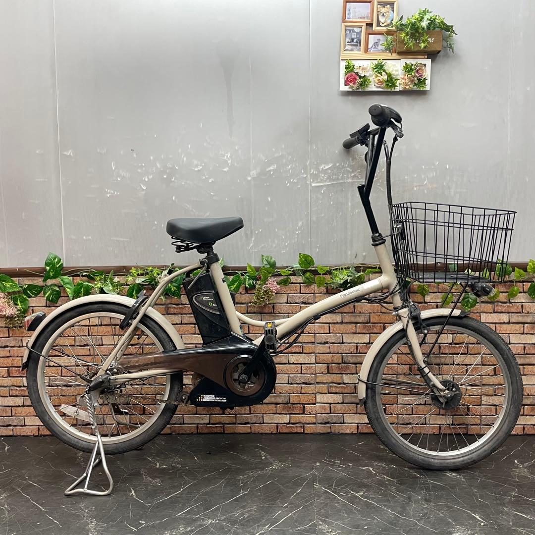 【92】電動自転車 Panasonic SugarDrop ベージュ 20インチ