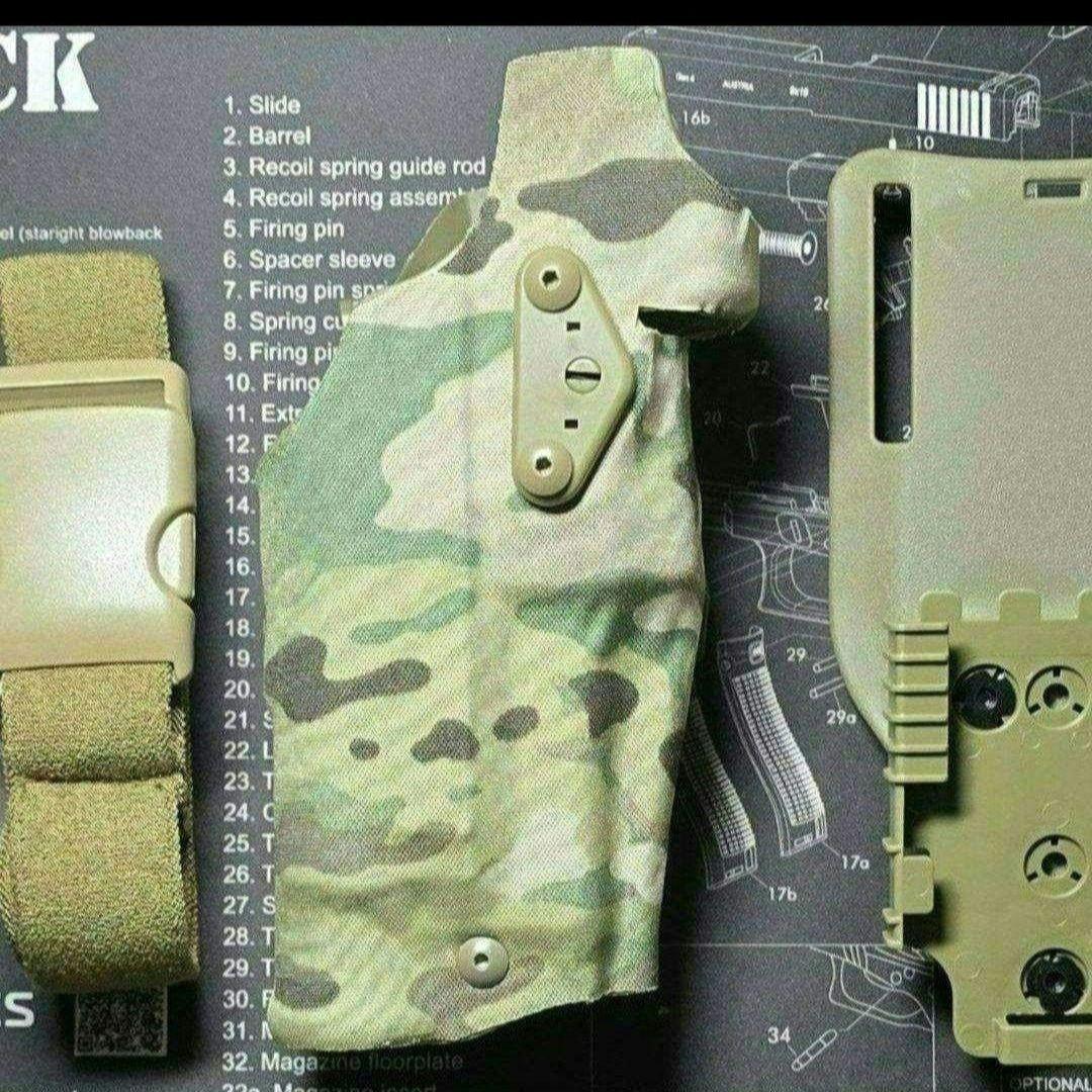 サファリランド　レプリカ　ホルスター　マルチカム　右用