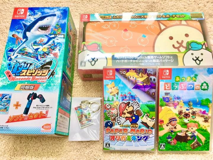 【新品未開封】①ニンテンドースイッチ新型本体Joy-Conネオン+最新人気ソフト