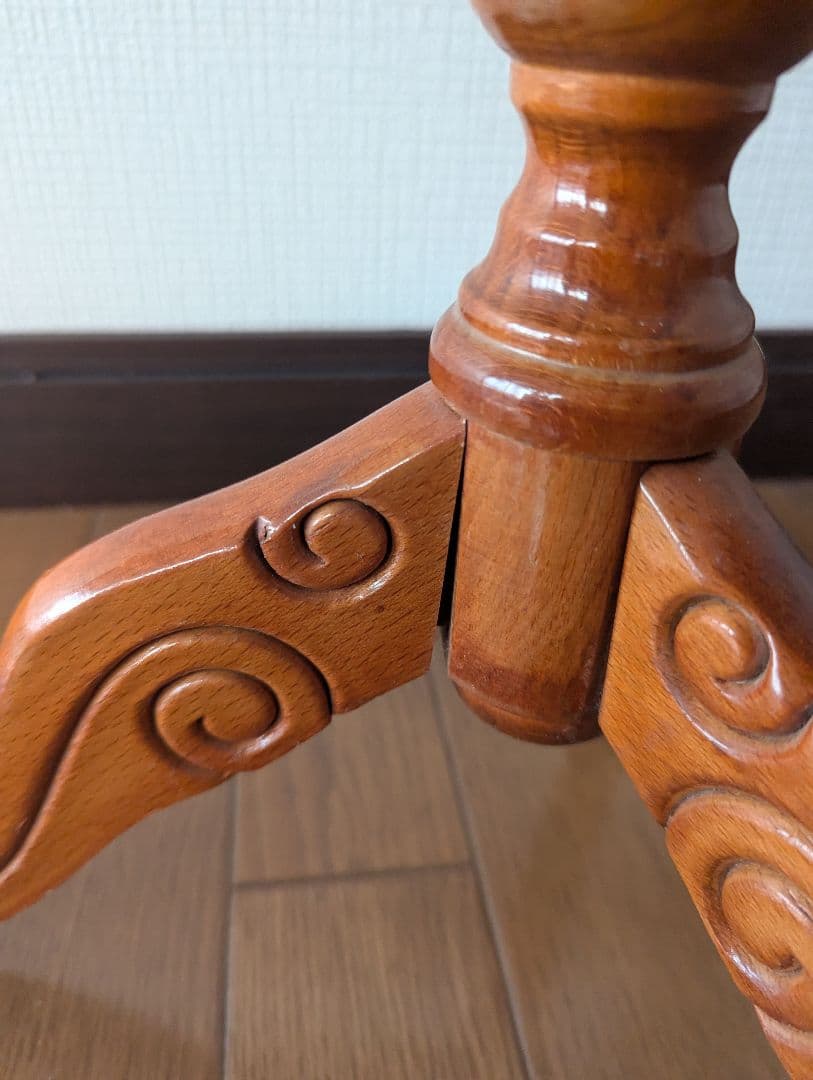 ぞ*ん様 【オークション】象嵌　コーヒーテーブル　丸テーブル　サイドテーブル