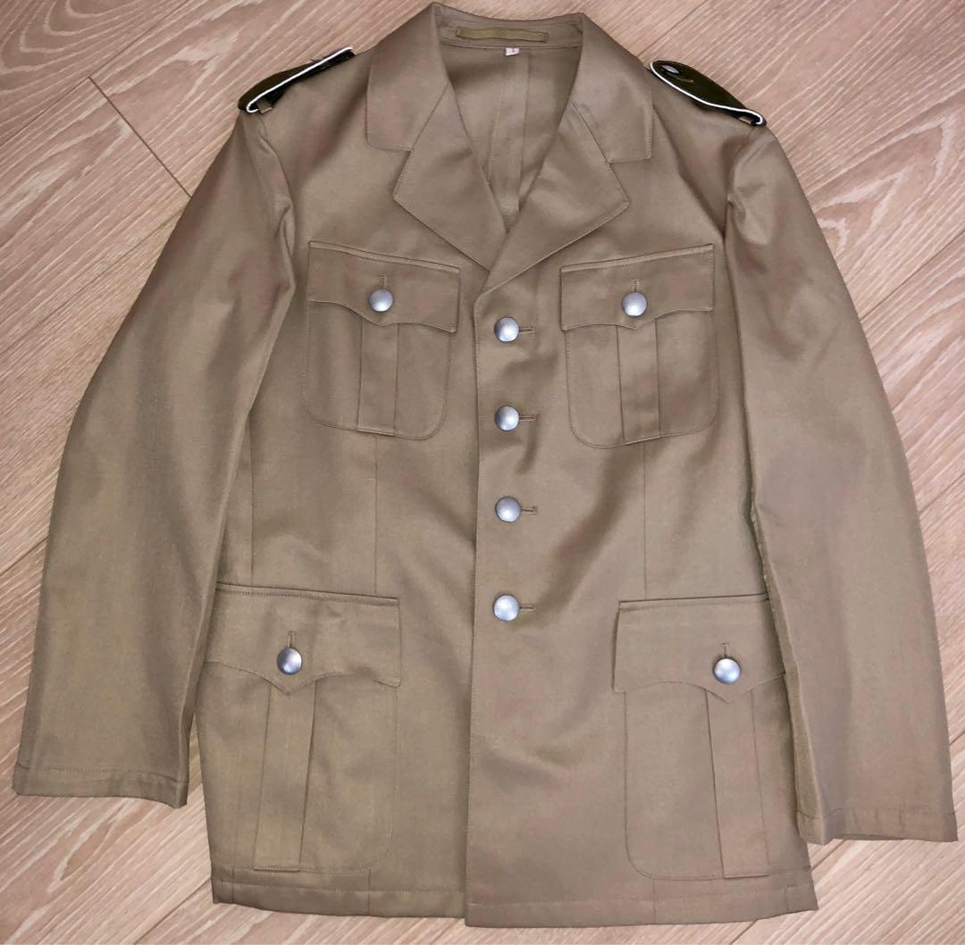 ドイツ軍アフリカ軍団ジャケット 新品ドイツ軍M36ぽいベージュ制服　Lサイズ程度