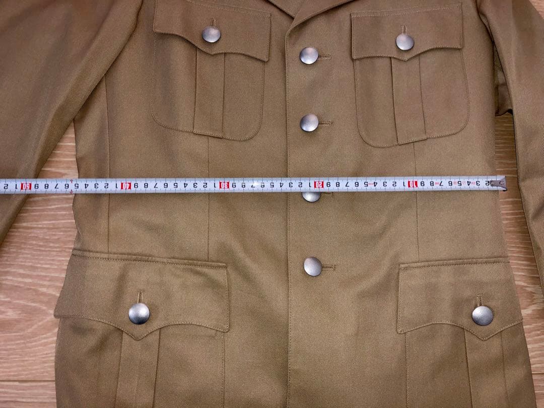 ドイツ軍アフリカ軍団ジャケット 新品ドイツ軍M36ぽいベージュ制服　Lサイズ程度