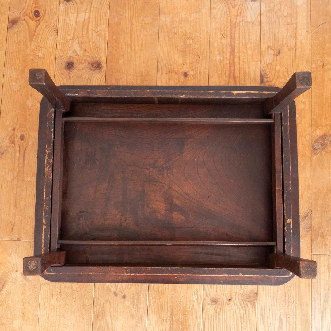 古いちゃぶ台　折りたたみ　古道具