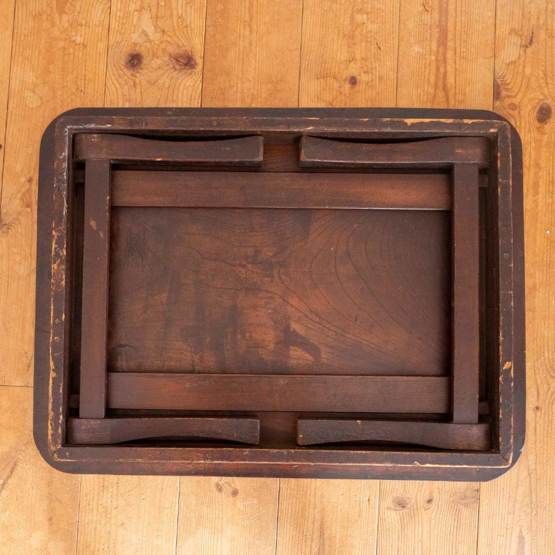 古いちゃぶ台　折りたたみ　古道具