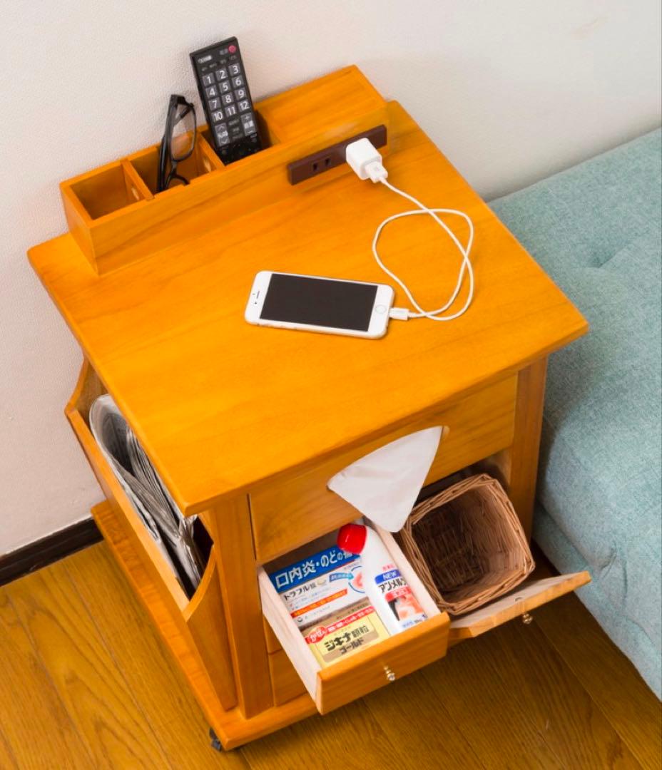 整理収納アドバイザー監修 サイドテーブル 直接渡し可能