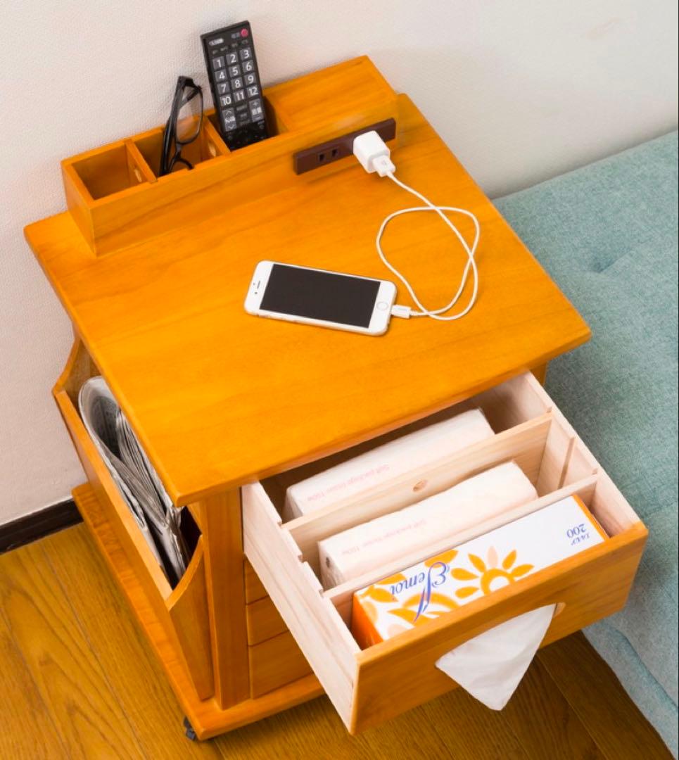 整理収納アドバイザー監修 サイドテーブル 直接渡し可能