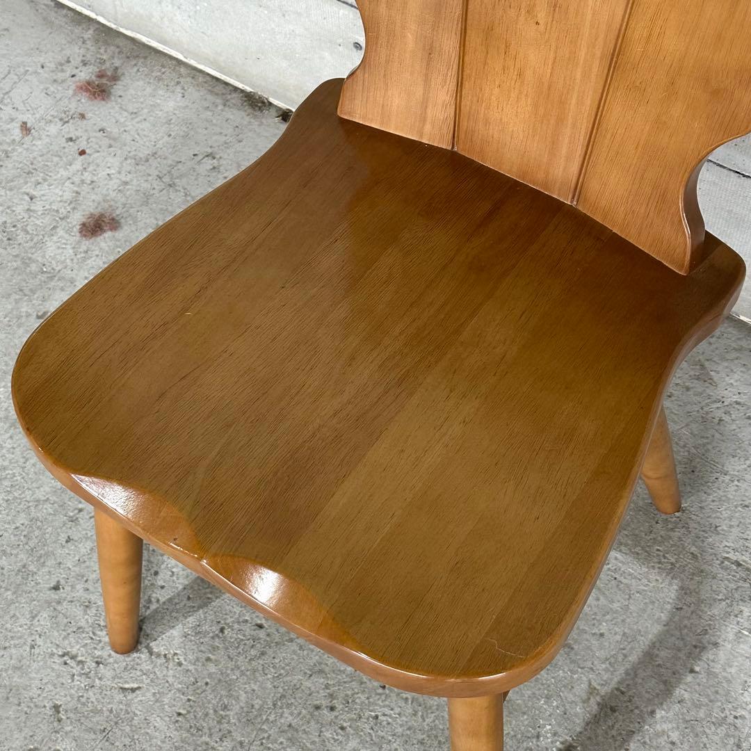 ✦karimoku✦ カリモク RUSTIC チェア／ニング 椅子／昭和レトロ③