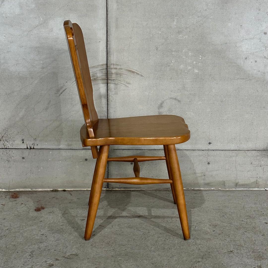 ✦karimoku✦ カリモク RUSTIC チェア／ニング 椅子／昭和レトロ③