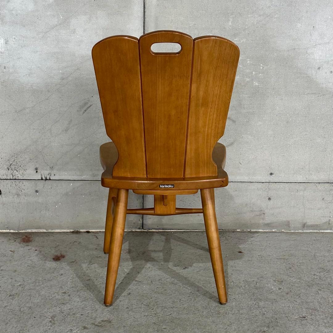 ✦karimoku✦ カリモク RUSTIC チェア／ニング 椅子／昭和レトロ③