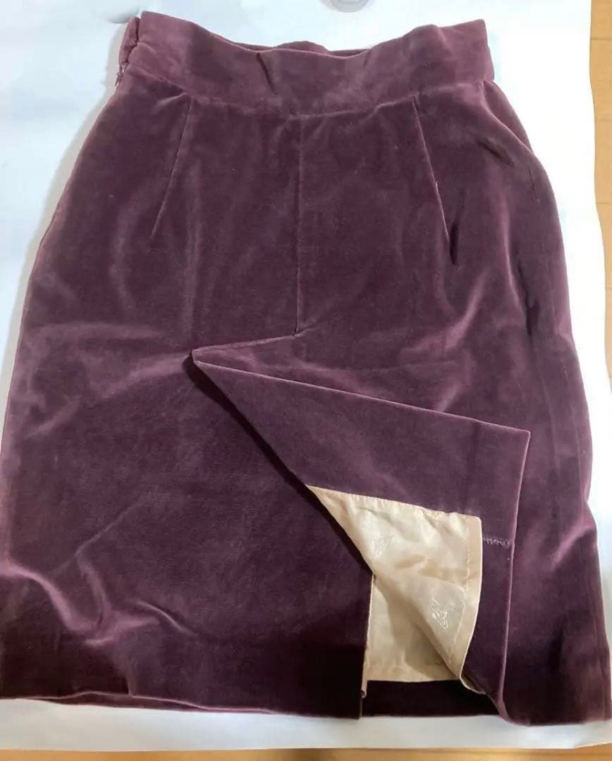 Vivienne westwood MILAN 別珍 スカート 金ボタン