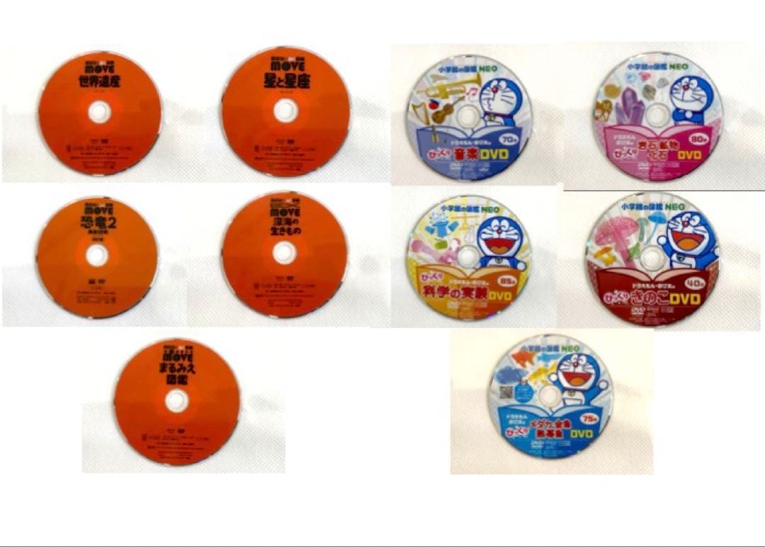 【美品：図鑑DVD10枚】図鑑MOVE NEO DVDのみ10枚