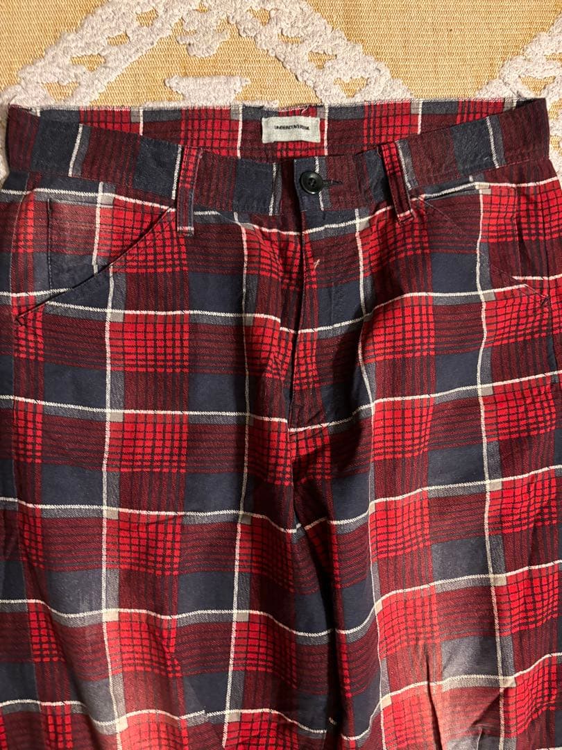 『レア物』UNDERCOVERISM チェック柄スラックス　サイズ2