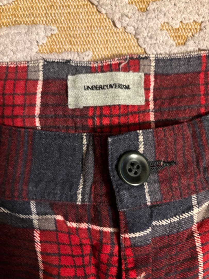 『レア物』UNDERCOVERISM チェック柄スラックス　サイズ2