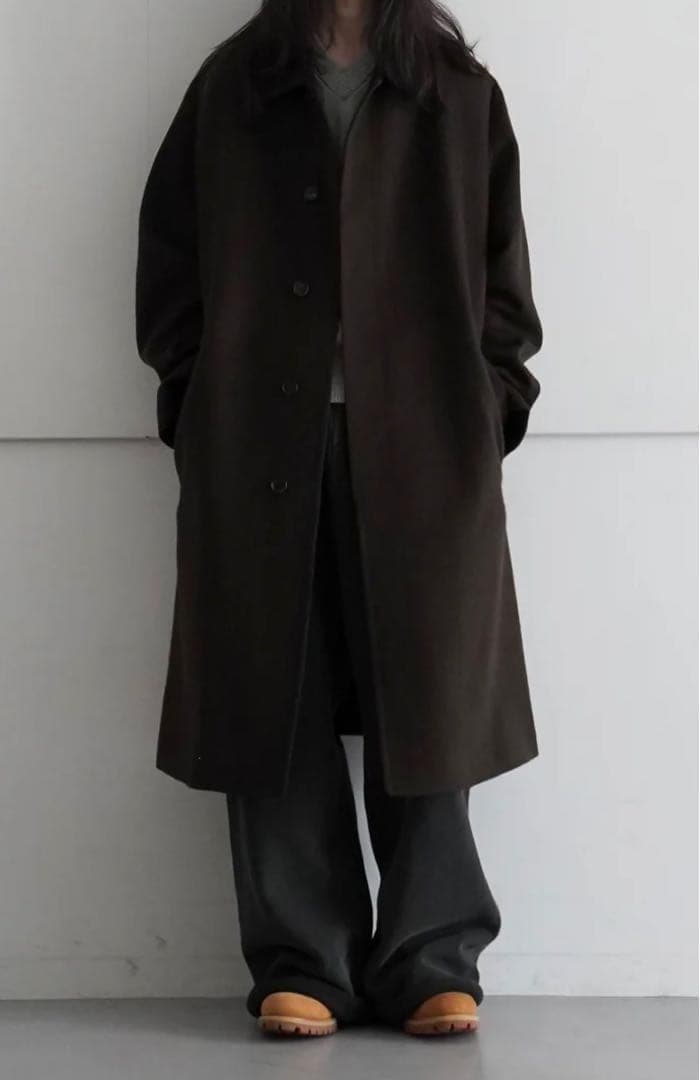 ジャケット・アウター 24AW AURALEE BABY CAMEL FLANNEL COAT 3