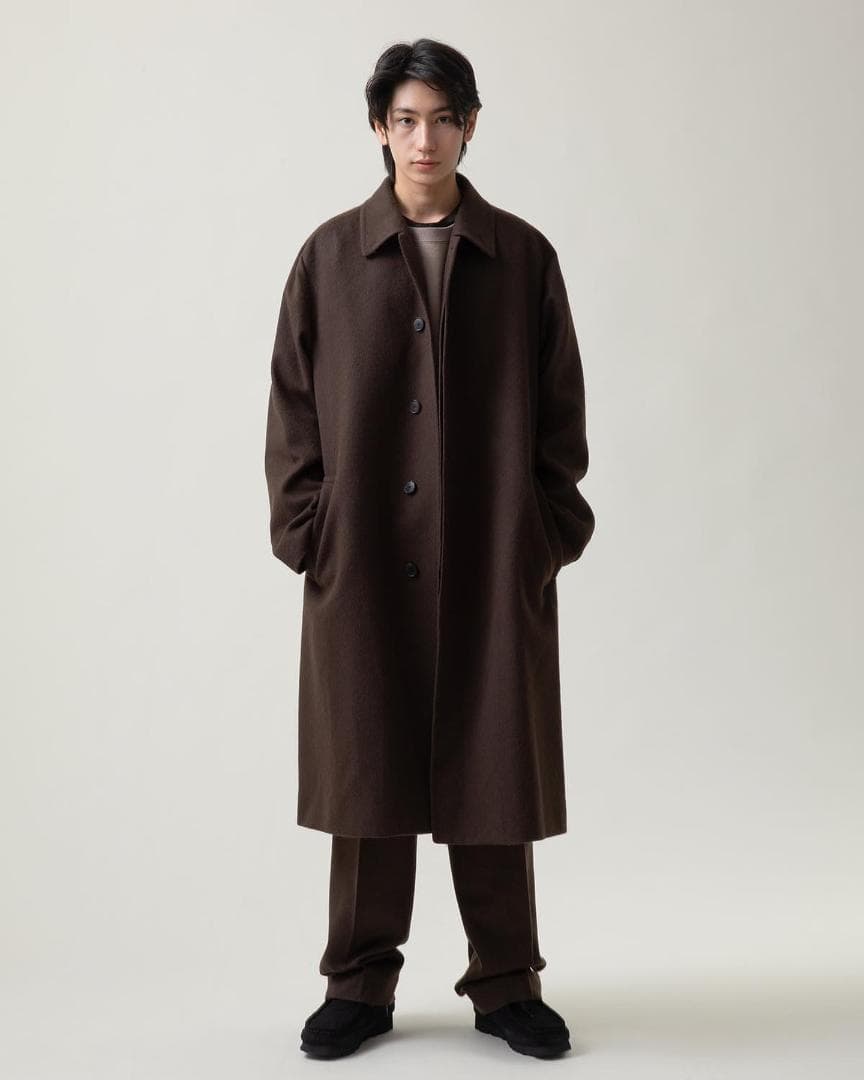 ジャケット・アウター 24AW AURALEE BABY CAMEL FLANNEL COAT 3
