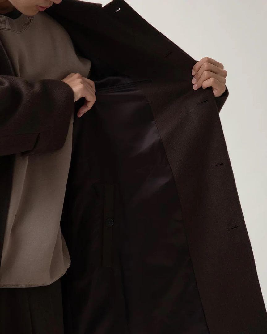 ジャケット・アウター 24AW AURALEE BABY CAMEL FLANNEL COAT 3