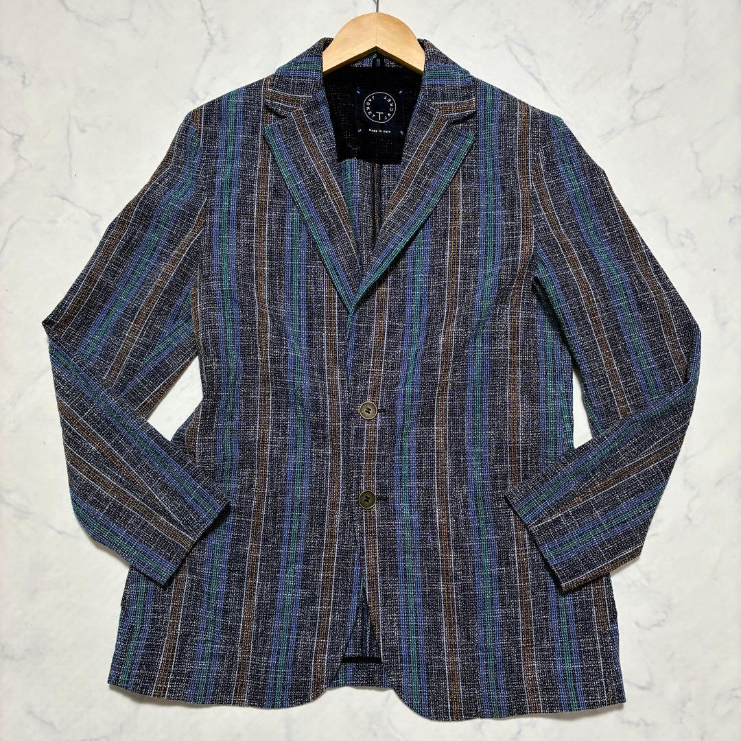 美品✨T-JACKET テーラードジャケット リネン混
