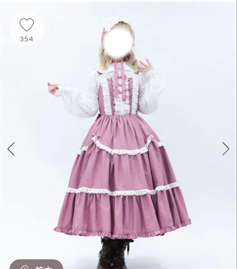 chalmiere シャルミエール　クラシックドールジャンパースカートセット