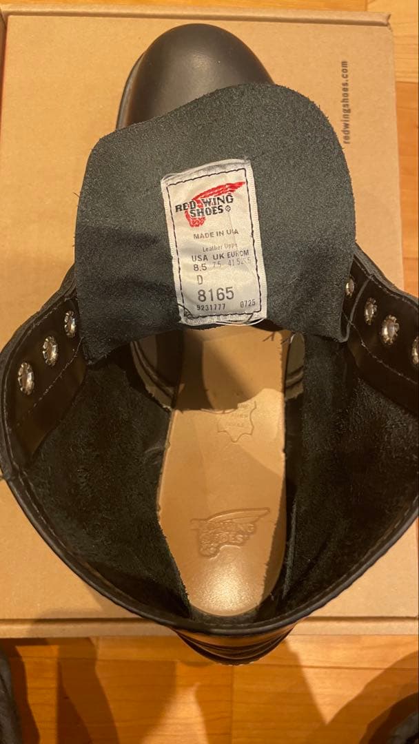 レッドウィング8165 RED WING 8 1/2D 26.5