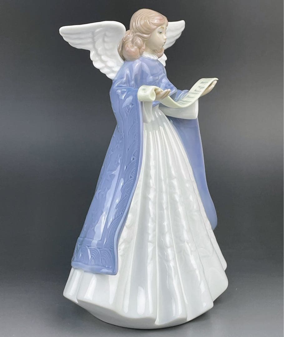 【希少】LLRADRO リヤドロ 楽譜を持つ天使 パープル 紫 リアドロ