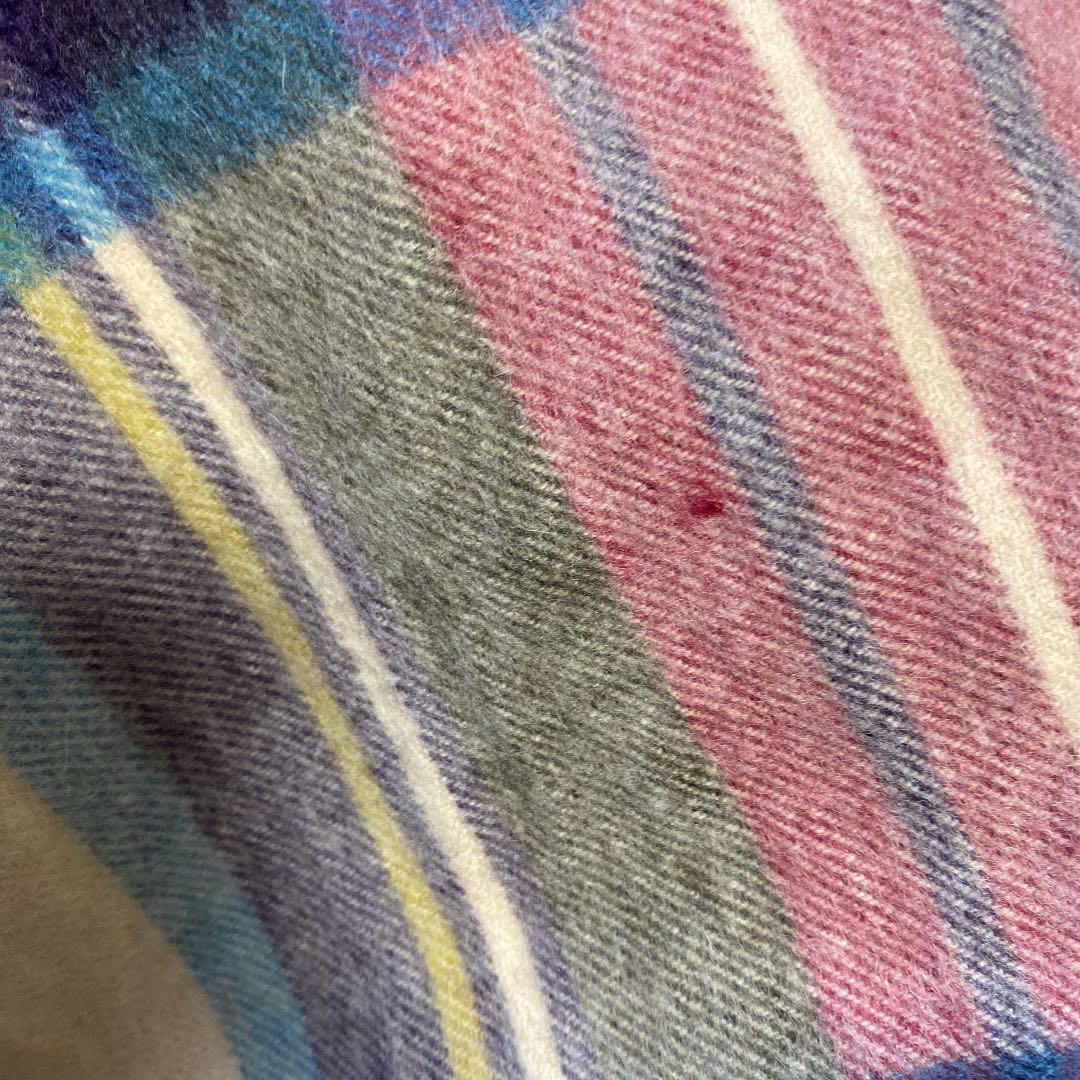 ジョンストンズ マフラー　カシミヤ　チェック